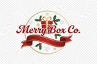 MerryBox Co LOGO DESIGN WITH CHRISTMAS DESIGN 